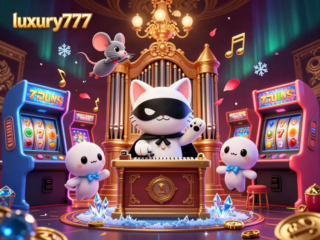 Experience exhilarating gameplay at luxury777 with a dynamic casino scene featuring vibrant characters and action.