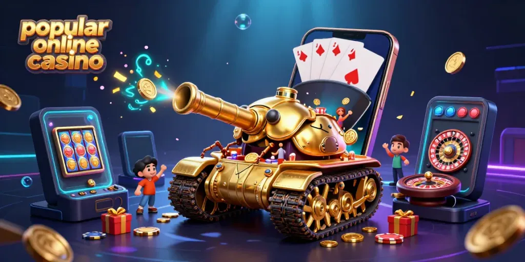 Experience excitement at the popular online casino with dynamic gaming elements and engaging visuals.