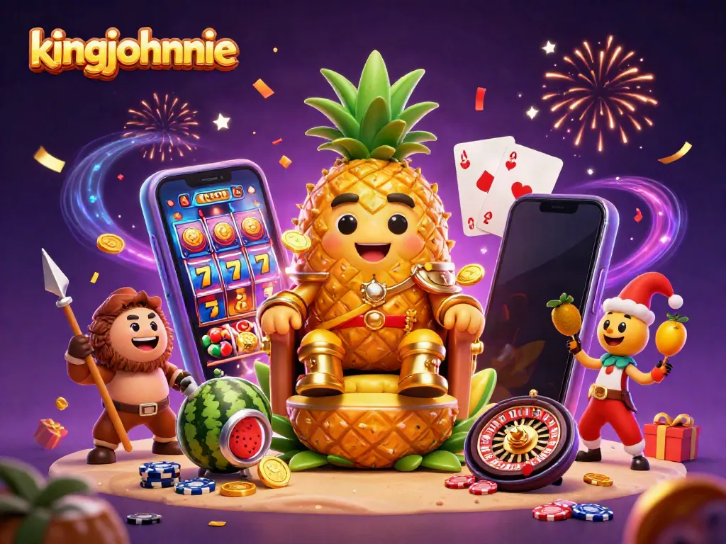 Experience the lively gameplay at kingjohnnie with dynamic casino characters and exciting game elements!
