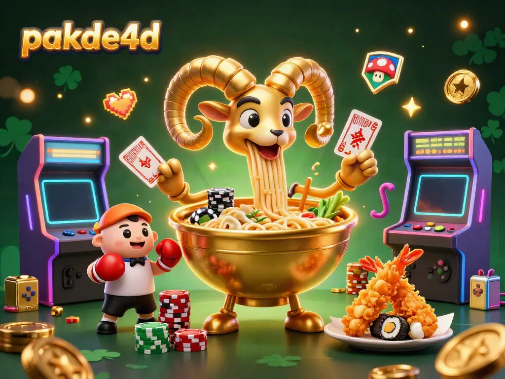 Engage with pakde4d while enjoying a vibrant casino-themed digital illustration of fun characters.