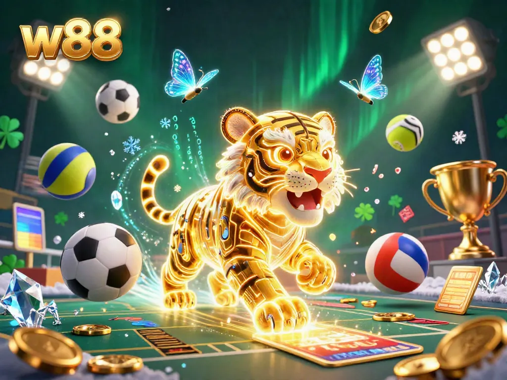 Experience thrilling gaming at w88 with vibrant 3D casino and sports elements bursting with energy.