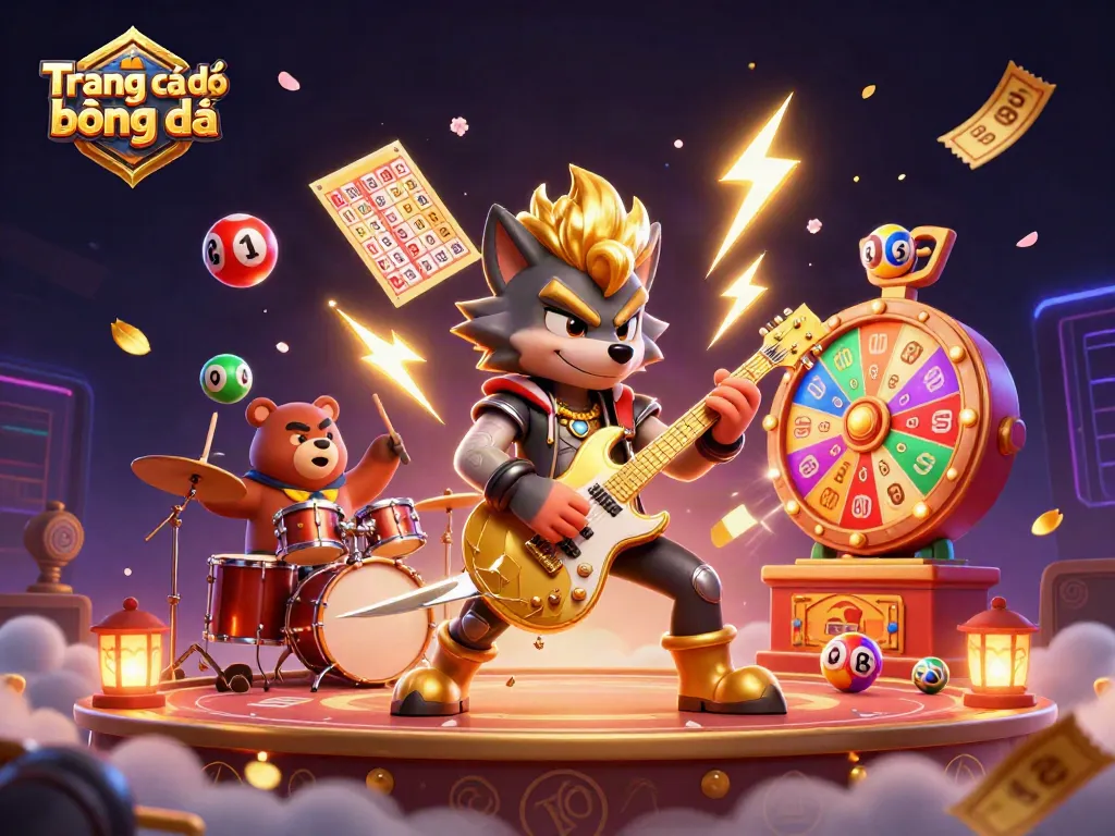 Place bets and win with Trang cá độ bóng đá featuring vibrant characters and dynamic gaming elements.