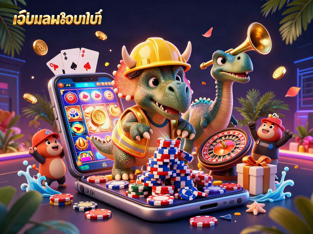 เล่นเว็บบอลออนไลน์ พร้อมสมจริงด้วยการ์ตูนไดโนเสาร์สุดน่ารัก