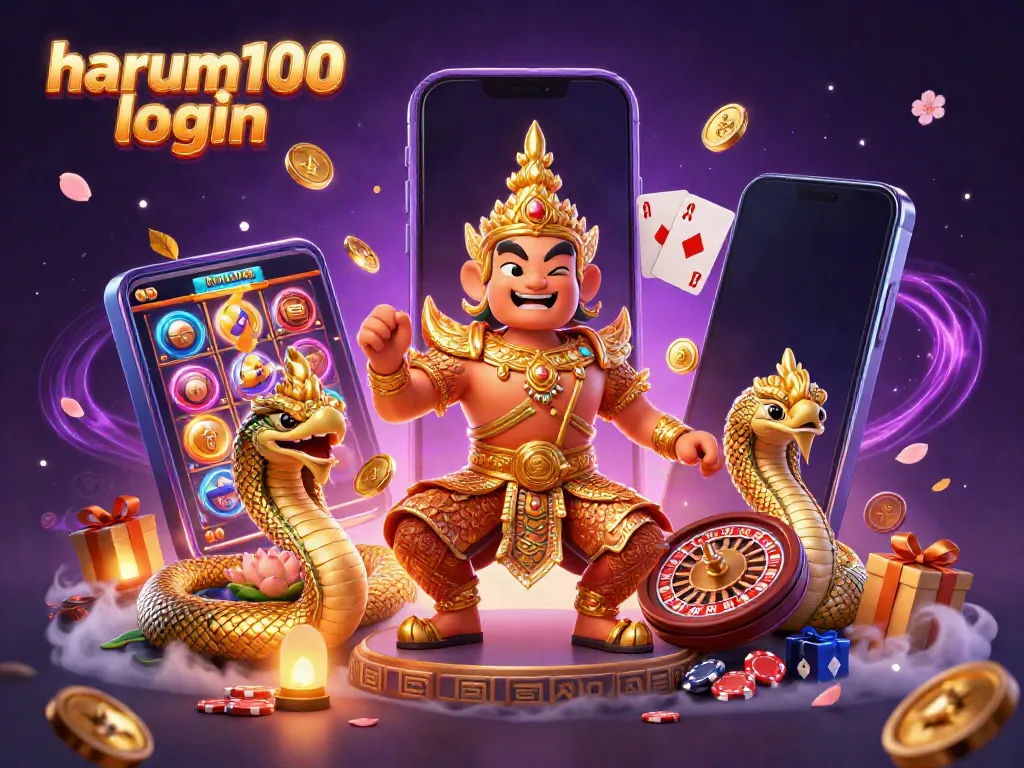 Mengakses harum100 login sambil menikmati visual slot yang penuh warna dan elemen kasino