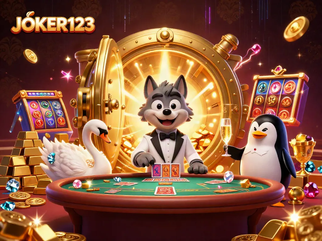 เล่นเกมคาสิโน JOKER123 ด้วยการ์ตูนหรูหราที่มีความทันสมัยในบรรยากาศที่น่าตื่นเต้น