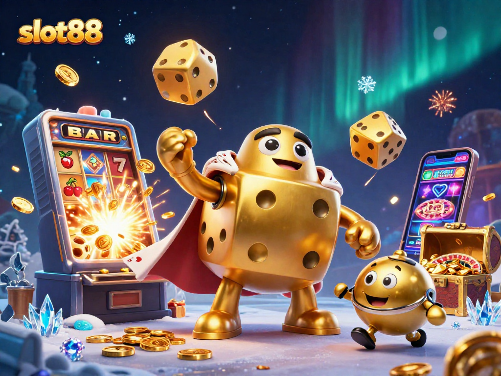 Permainan slot88 yang seru dengan jackpot menggelegar, simbol keberuntungan, dan pengalaman kasino tak tertandingi.