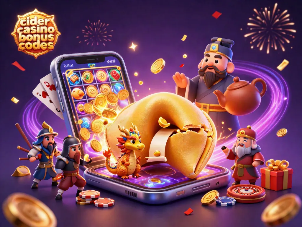 Cider casino bonus codes create excitement with colorful slot games and winning chances with golden coins.