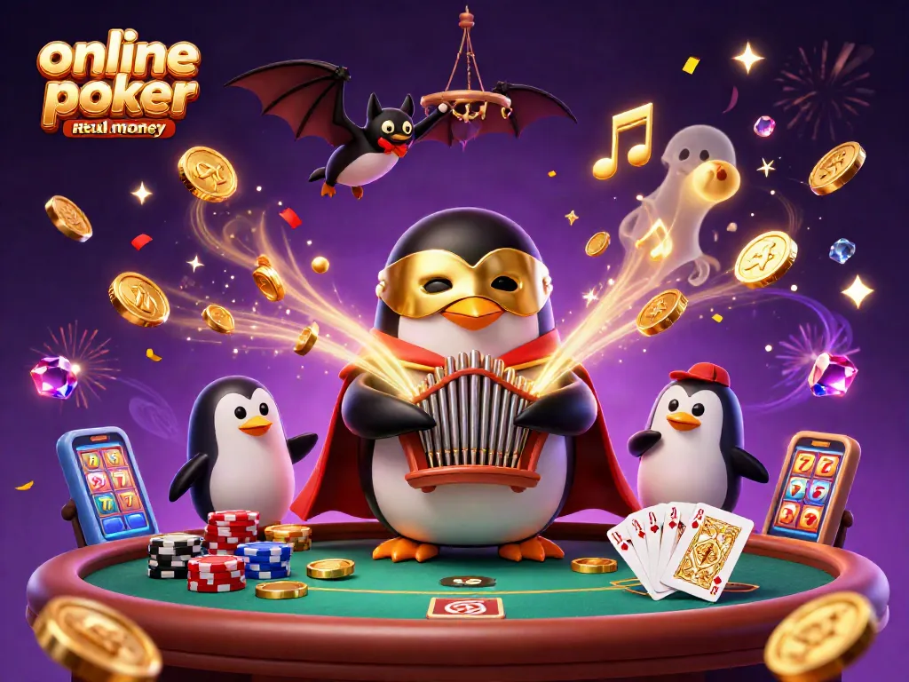 Experience thrilling online poker Australia real money with a vibrant scene of stacked chips and winning hands.