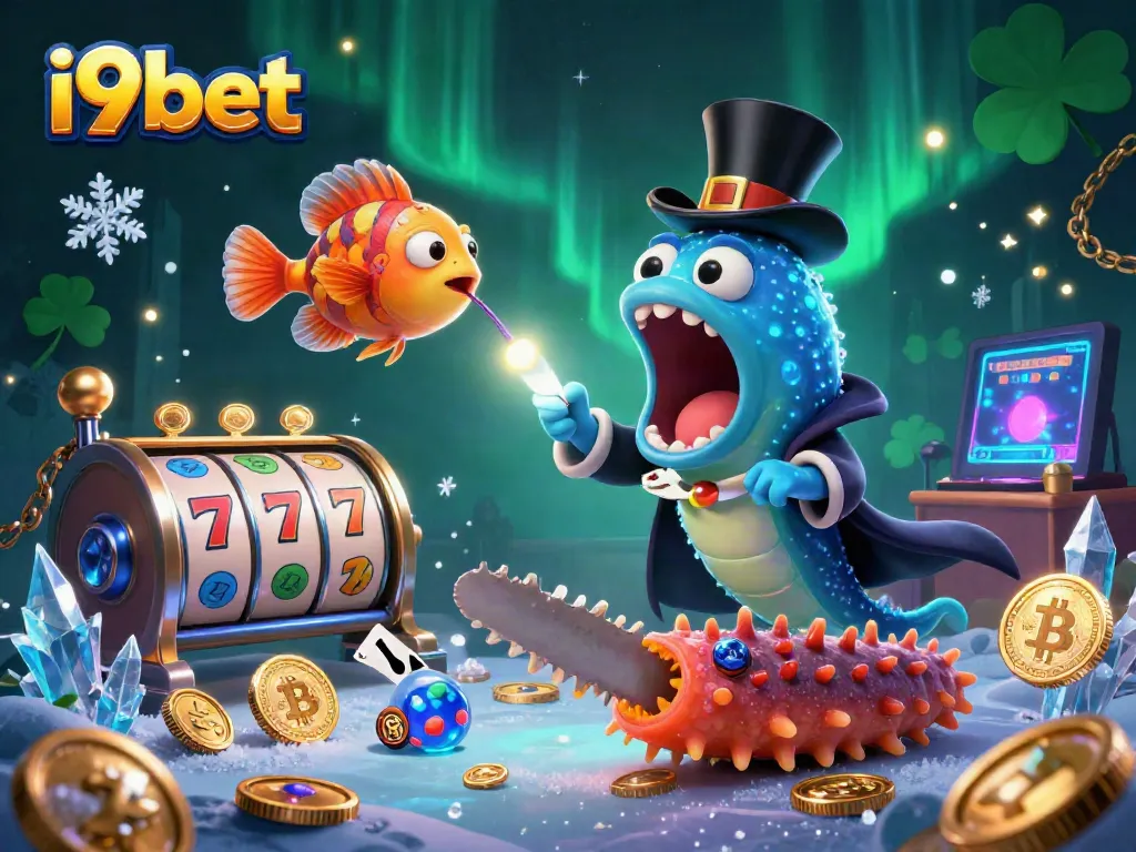 Engage with the vibrant world of i9bet through this magical 3D illustration featuring a cinematic casino scene.