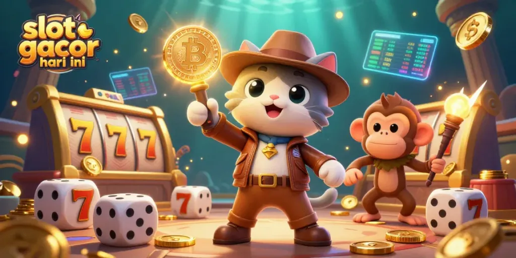 Menangkan hadiah besar dalam permainan slot gacor hari ini dengan simbol keberuntungan dan harta terpendam.