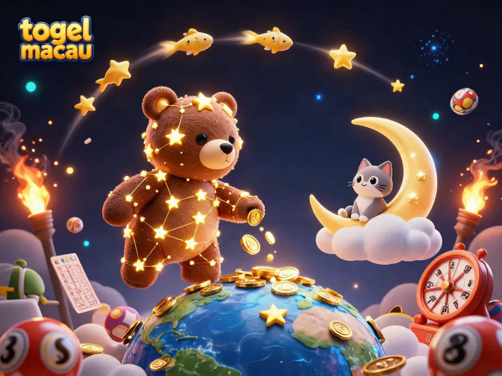 Engage in togel macau with vibrant lottery elements, showcasing excitement and winning potential.