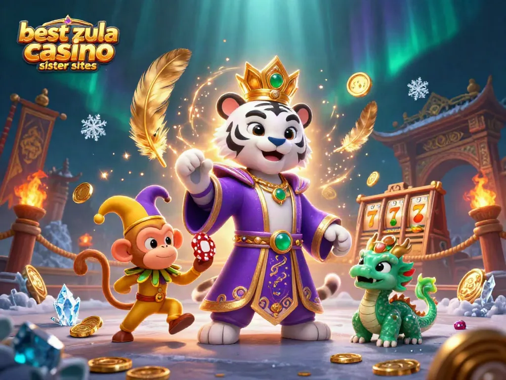 Play and win at the best zula casino sister sites with engaging characters and vibrant gaming elements.
