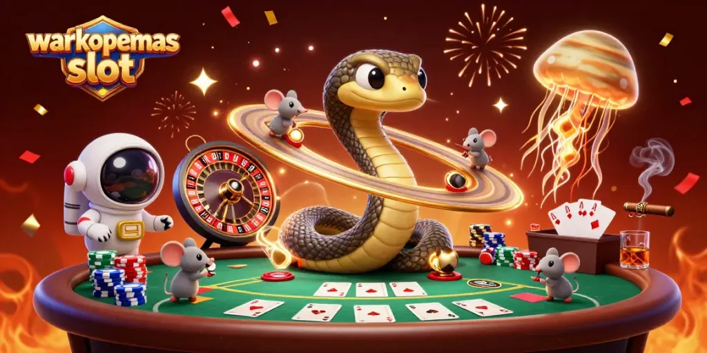 Mengamankan kemenangan di warkopemas slot dengan karakter animasi menarik dan elemen kasino klasik.
