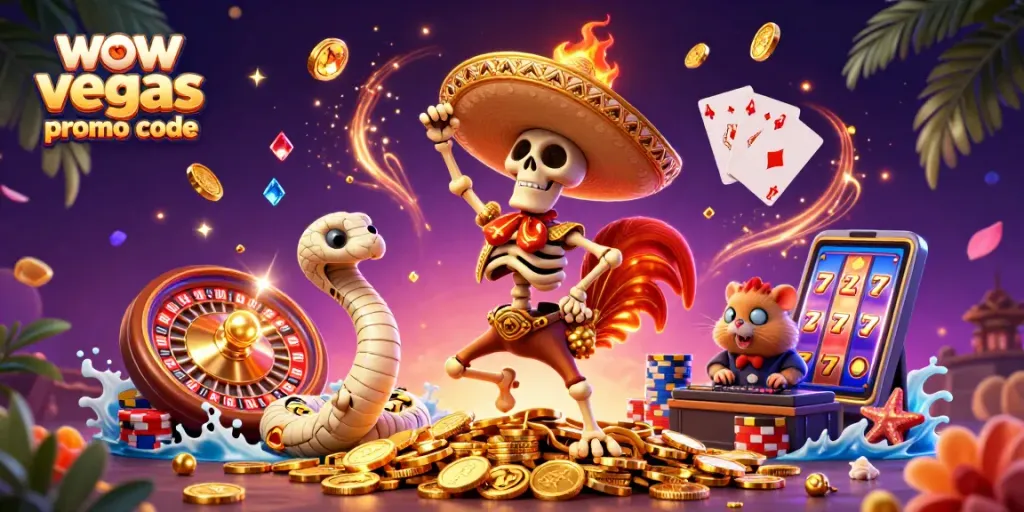 Win with wow vegas promo code and enjoy sweeping offers on fun and engaging casino games.